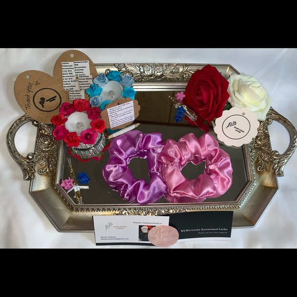 KLM’s Luxey Locks Satin Silk Scrunchies Collection - Picture 6 of 11